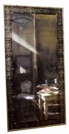Picture of TAPESTRY BLUE EGLOMISE MIRROR