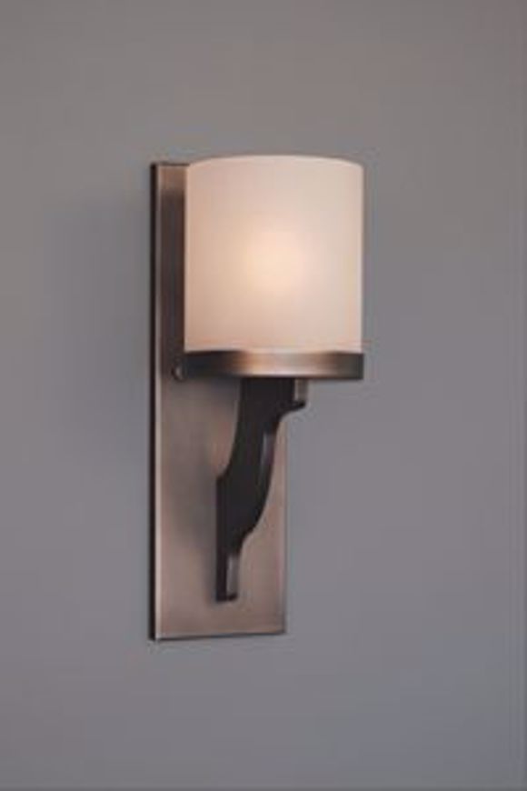 Picture of WEATHERED NICKEL LIGHT  BACA SCONCE