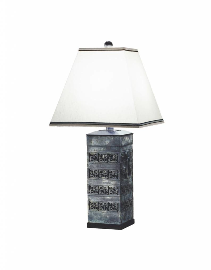 Picture of LAWRENCE & SCOTT CLEO TABLE LAMP IN ARCHAIC BRONZE