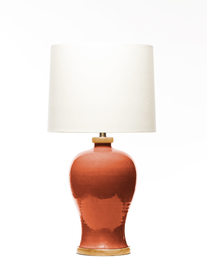 Picture of LAWRENCE & SCOTT DASHIELL TABLE LAMP IN LIVING CORAL (OAK)