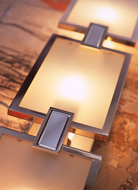 Picture of SMALL LINKED RECTANGLE SCONCE
