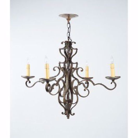 Picture of FRENCH 4-ARM CHANDELIER