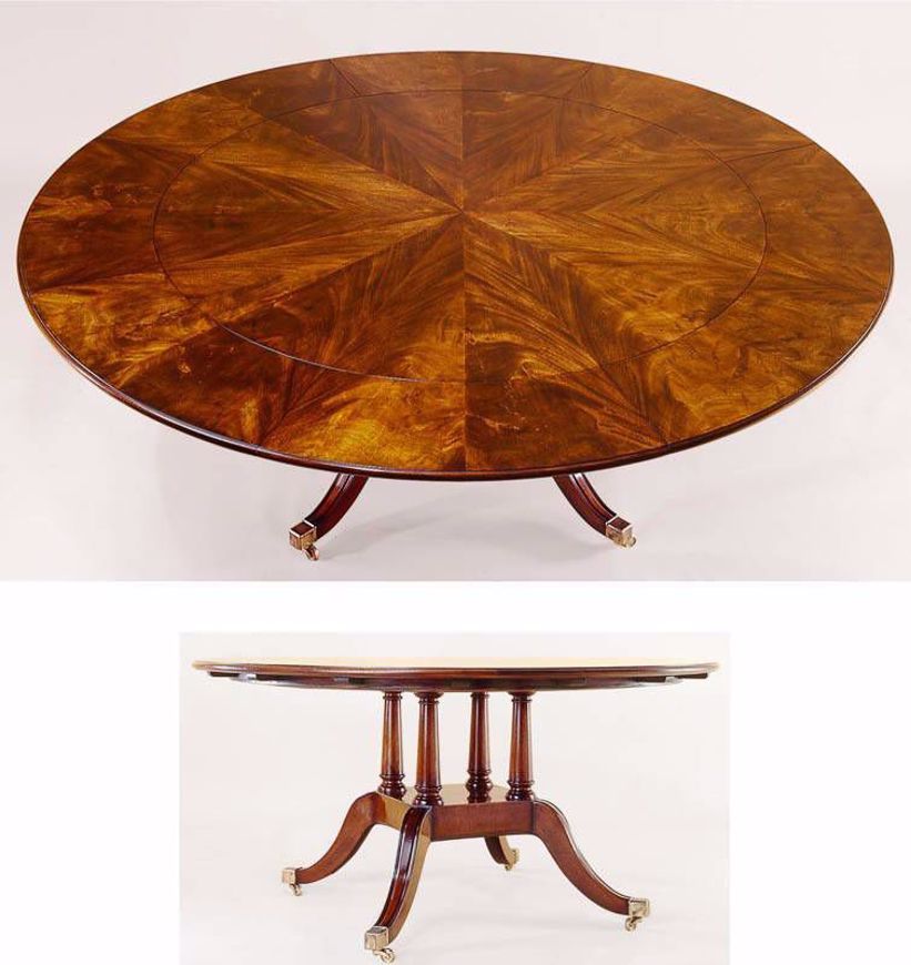 Picture of ENGLISH STYLE MAHOGANY ROUND DINING TABLE