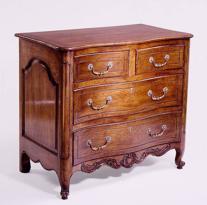 Picture of FRENCH PROVINCIAL STYLE WALNUT COMMODE