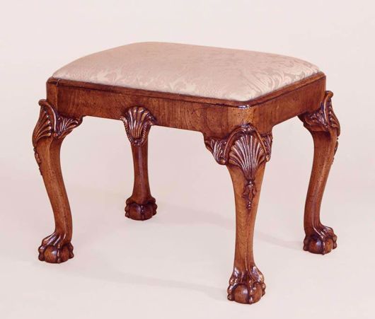 Picture of GEORGE III STYLE WALNUT STOOL
