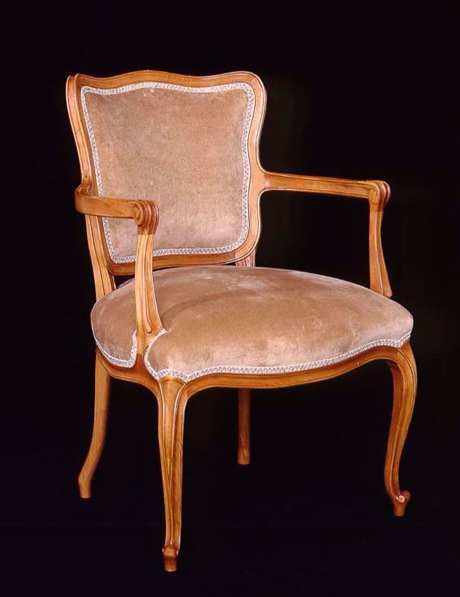 Picture of LOUIS XV STYLE BEECH-WOOD ARM CHAIR