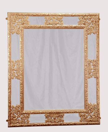 Picture of FLEMISH STYLE CARVED AND GILDED MIRROR