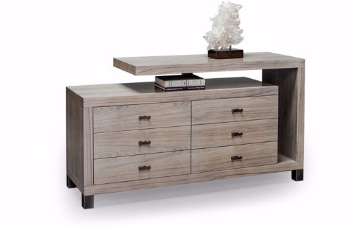 Picture of CANTILEVER SIX DRAWER DRESSER